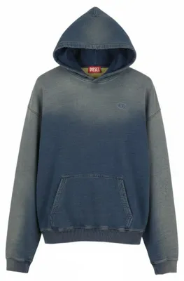 Produktbild von Diesel S-boxt-hood-r6 Men Hoodieblue Faded Kangaroo Pocket Pull On Rrp250