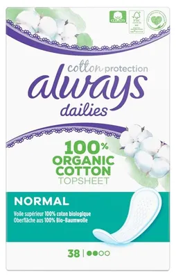 Productafbeelding van Always Dailies Inleg Baumwolle Normal (38 stuks)