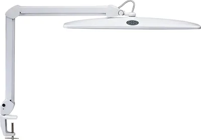 Immagine prodotto di MAUL lampada da tavolo MAULwork LED 6.500 K dimmerabile base a morsetto bianco