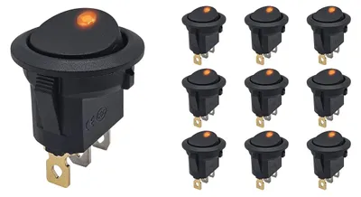 Produktbild von ProRide Wippschalter ON/OFF KCD2-12 12 V 20 A, 3 Pins, 10 Stück