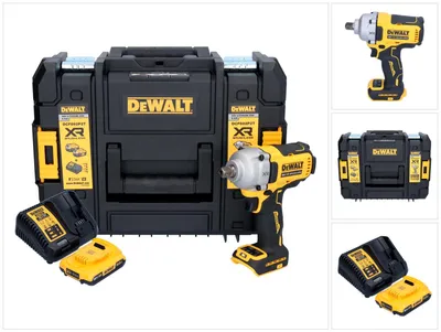Immagine prodotto di Avvitatore a impatto a batteria DeWalt DCF 892 D1T 18 V 813 Nm 1/2" Brushless + 1x batteria 2,0 Ah + caricabatteria + TSTAK