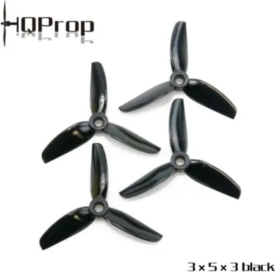 Produktbild von HQ Durable Prop 3050 Dreiblatt T3X5X3 Schwarz 4 Stück FPV Propeller 3 Zoll