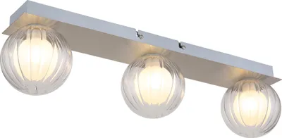 Produktbild von Globo Lighting Deckenleuchte Metall Nickel matt, 3x G9 LED