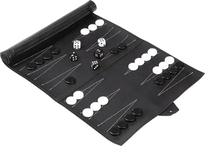 Produktbild von Reise-Backgammon Brettspiel m. Tasche