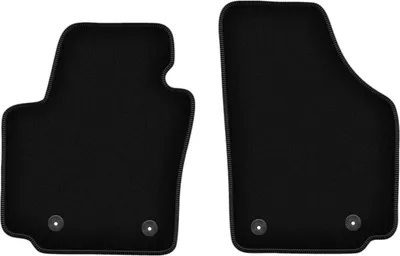 Image de Wielganizator Tapis avant de sol velours sur-mesure pour Seat Altea XL (2006-08.2008, monospace) noir, jeu 2 pièces, fixations