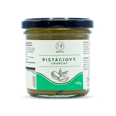 Obrázek produktu pro NATU Pistáciový krém crunchy 140g
