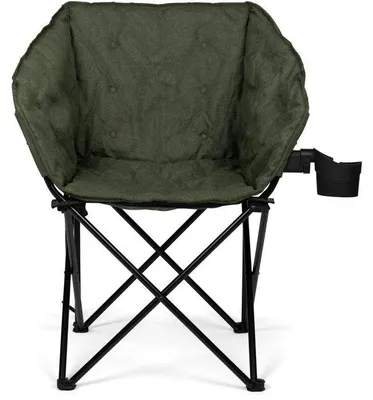 Obrázok produktu pre Kreslo - KAMPA - TUBB, zelené - Sklápacie, čalúnené - Tmavozelené - Maximálna nosnosť 120 kg