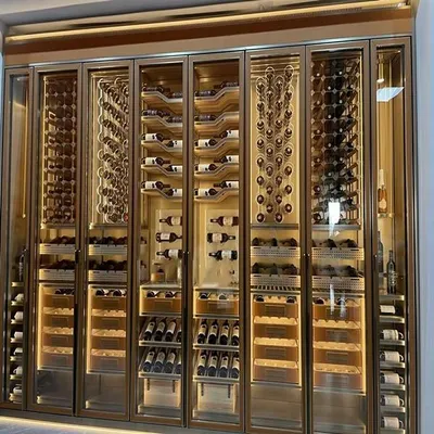 Obrázok produktu pre Chladnička na víno Stojan na víno Dizajnová skrinka na víno Držiak na víno Stojan na fľaše