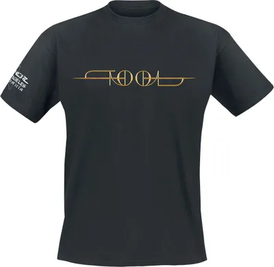 Produktbild von Tool T-Shirt Herren Gold ISO schwarz Band-Merch, Bands 100% Baumwolle L