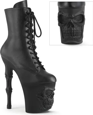 Produktbild von RAPTURE-1020 Damen Booties von Pleaser, Schwarz Matt , EU 40, US 10