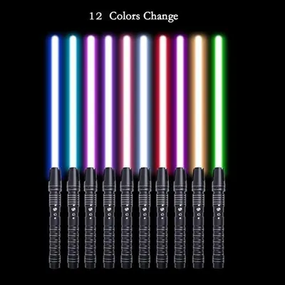 Produktbild von LED-Lichtschwert mit Metallgriff, 12 Farben, mit Sound – Star Wars