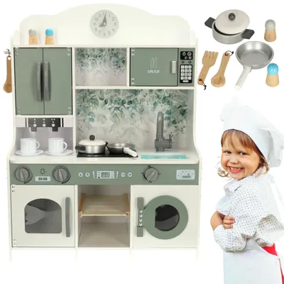 Immagine prodotto di Cucina in legno MDF LULILO Saliko con macchina per caffè espresso