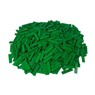 Obrázok produktu pre LEGO® 1x4 dlaždice zelené - 2431 NOVINKA! Množstvo 500x