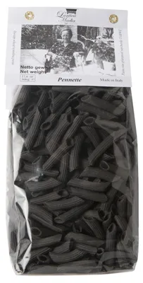 Obrázok produktu pre Cestoviny l'Antica Madia Pennette Nero di Sepia, 500 g – cestoviny z čiernej chobotnice