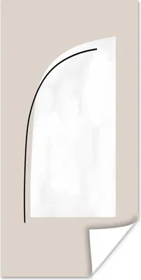 Produktbild von MuchoWow® Poster Pastell - Abstrakt - Design 80x160 cm - Kinderzimmer