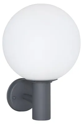 Produktbild von RGB LED Wandlampe, dimmbar, Glaskugel, H 25cm
