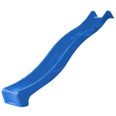 Produktbild von Wickey Flash Rutsche 290 cm, Anbaurutsche für Spieltürme und Spielgeräte, blau