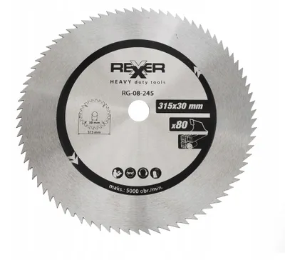 Produktbild von REXXER Kreissägeblatt für Holz 315x30 mm 80 Zähne