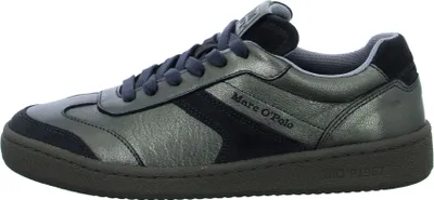 A side view of a single sneaker.