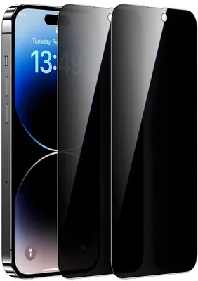 Productafbeelding van AVANA iPhone 18 Pro gehard glas privacy screen protector, beschermfolie voor het scherm, gehard glas 9H, anti-spionage beschermfolie, 2 stuks