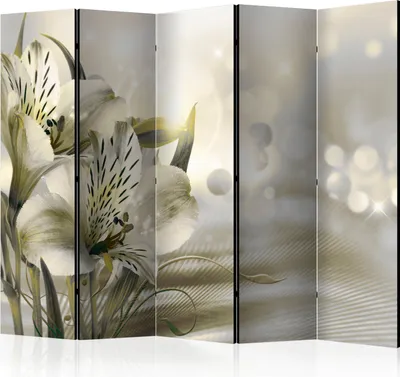 Zdjęcie produktu dla Akustyczna ścianka działowa Orchidea Ekran fotograficzny 225x172 cm drukowany dwustronnie na włókninie Akustyczna piankowa ścianka działowa Hiszpańska ściana Ekran prywatności Domowe biuro Kwiaty Natura Botanika b-A-0533-z-c