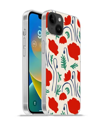 Produktbild von MuchoWow® Handyhülle Schutzhülle Hülle für Apple iPhone 14 Plus - Soft case Blumen - Rose - Muster Silikon Softcase Handy Hülle - Abbildung