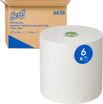 Produktbild von Scott Rollenhandtuch Essential 6638 380m 6St.