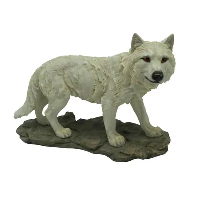 Produktbild von Stehender Weisser Wolf groß