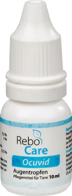 Produktbild von Ocuvid Augentropfen für Tiere: Befeuchtet gereizte, trockene Augen, Enthält Natriumhyaluronat & Dexpanthenol, Ideal zur Korneapflege in Narkose