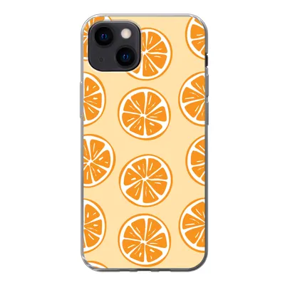 Produktbild von MuchoWow® Handyhülle Schutzhülle Hülle für iPhone 13 mini Obst - Orange - Tropisch Silikon Softcase Handy Hülle - Softcase
