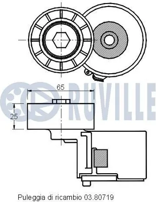 Produktbild von RUVILLE Spurstangenkopf Spurstange 915221