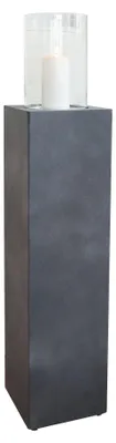 Immagine prodotto di Lanterna LUMIRA in fibrocemento grigio roccia 20x20x97 cm