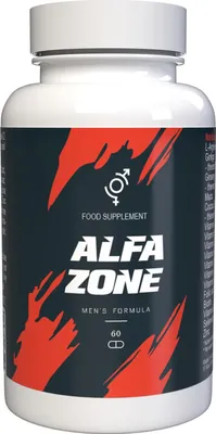 Produktbild von ALFAZONE - 60 Kapseln hochdosiert - L-Arginin, Zink, Selen, Maca & Ginseng - Original Rezept aus der Schweiz - Vegan & Pflanzlich - 1er Pack