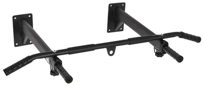 Image de Barre de traction, capacité de charge maximale 150 kg, dimensions 110 cm x 38 cm x 20 cm, fixation murale, adaptée à la musculation, poignées antidérapantes