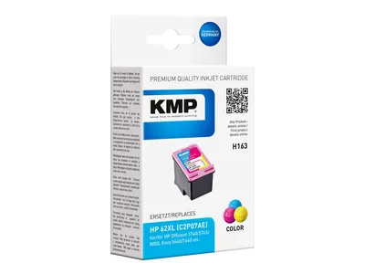 Zdjęcie produktu dla KMP H163, Cyjan, Purpurowy, Żółty, Tusz na bazie pigmentu, 11,5 ml, 415 stron(y)