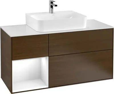 Produktbild von Villeroy & Boch V&B Waschtischunterschrank FINION 1200x603x501 Abdpl wh Reg gls wh/Wln Ve