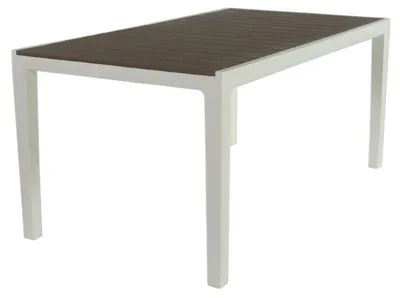 Immagine prodotto di Tavolo da Giardino 160x90x74 cm Keter Harmony Bianco e Cappuccino