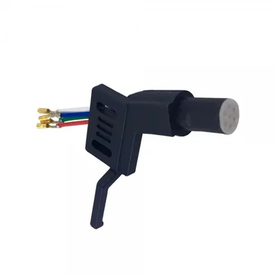 Produktbild von Headshell ADC 7 Polig schwarz Systemträger passend für Plattenspieler mit geradem Tonarm