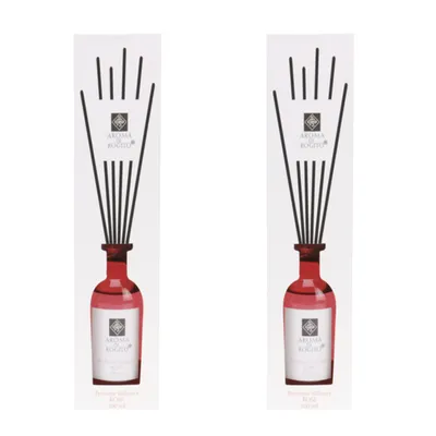 Image de lot de 2 bâtonnets de bois pour diffuseur de parfum d'ambiance Set cadeau Rose
