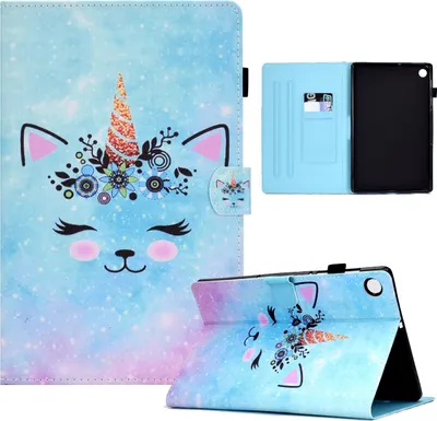 Obrázok produktu pre Pre Samsung Galaxy Tab A8 2021 Motif 4 Art Leather Cover Tablet Case Case New