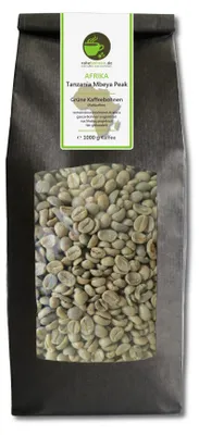 Obrázok produktu pre Surová káva Arabica z Tanzánie, Mbeya Peak, 1000g