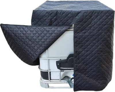 Immagine prodotto di Copertura antipioggia per IBC, IBC-Hoes da 1000 litri con chiusura in velcro, cotone, isolante, protezione da pioggia e neve