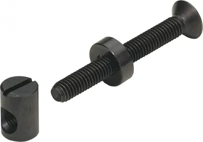 Produktbild von Verbindungsschraube schwarz M6x80 mm 8 Stück