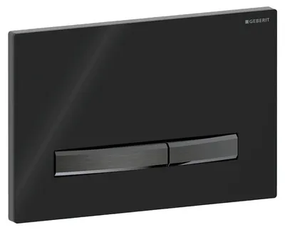 Produktbild von Geberit 115.671.DW.2, Spülplatte, Schwarz, Chrom, Geberit, 246 mm, 13 mm, 164 mm
