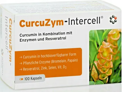 Produktbild von DR. ENZMANN CURCUZYM-INTERCELL CURCUMIN 100 Kapseln