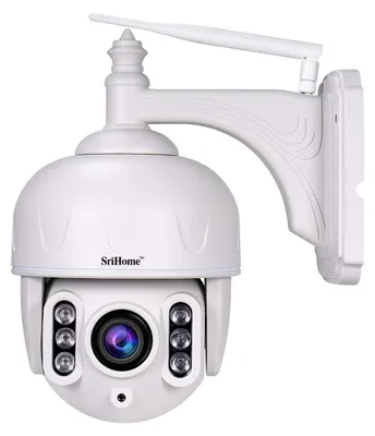 Immagine prodotto di Sricam Italia OBA SH028: Telecamera zoom PTZ ottica 5X con Wi-Fi, punto di accesso (hotspot) e connessione wireless