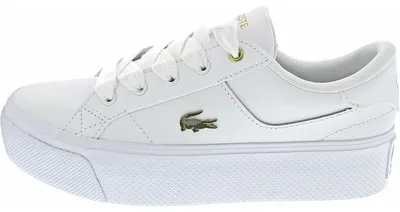 Produktbild von Lacoste Ziane Platform Logo Leath Sneaker low Weiß in Gr. 40.5