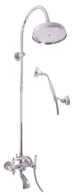 Produktbild von copy of MORAVA Wand-Badewannenarmatur in Chrom mit Handbrause RAV SLEZAK