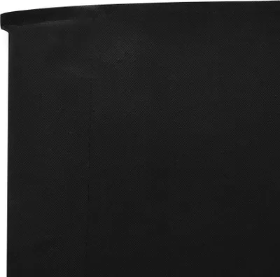 Produktbild von vidaXL 9-teiliges Windschutzgewebe 1200 x 160 cm Schwarz