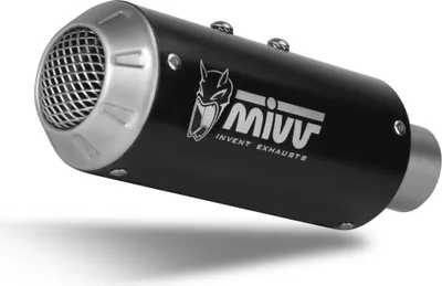 Produktbild von Kompletter schwarzer Auspuff MIVV Mk3 für SUZUKI gsx-s 125